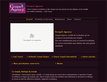 Tablet Screenshot of gospel-agency.com